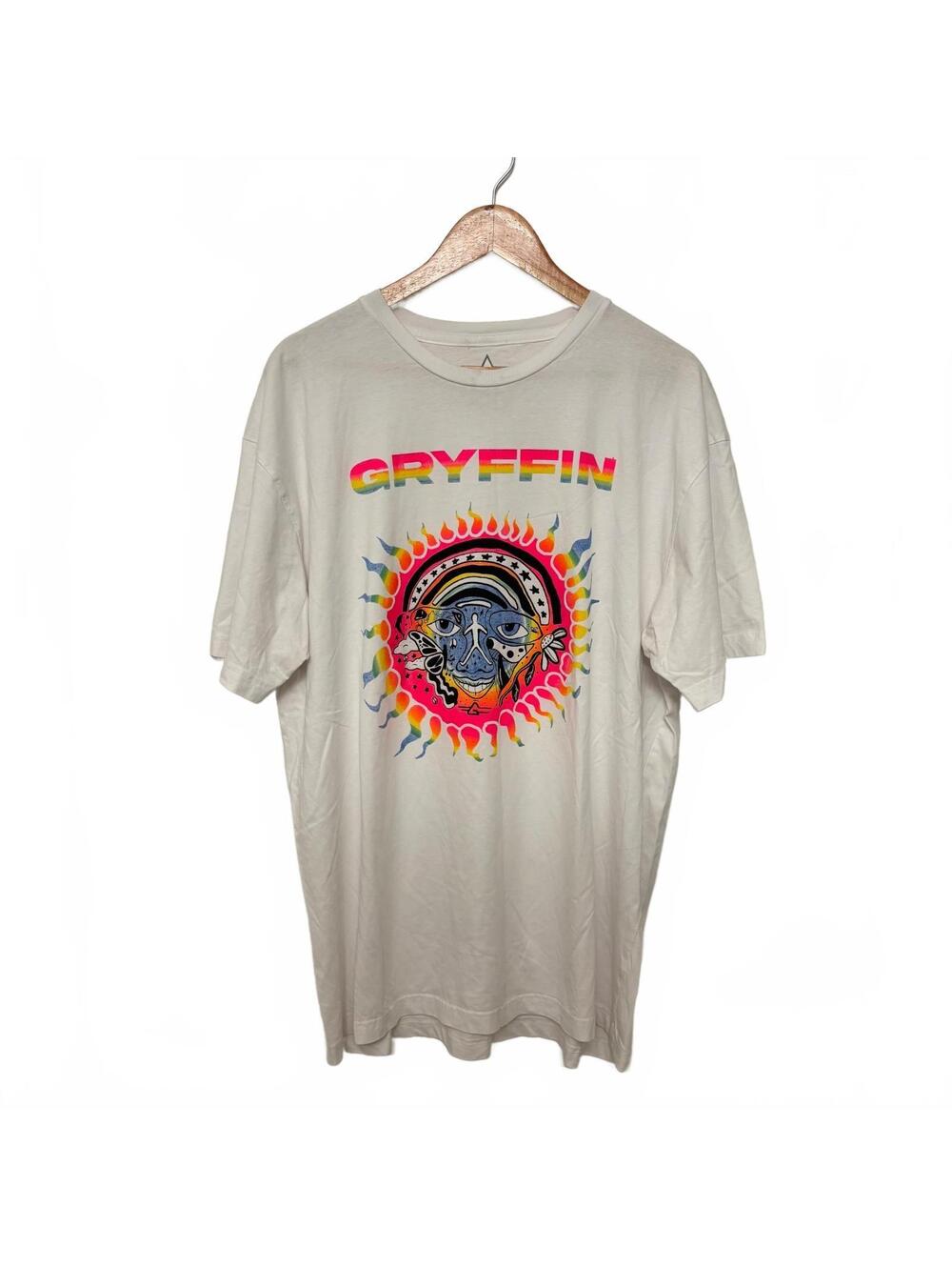 White Gryffin Sun Graphic Tee